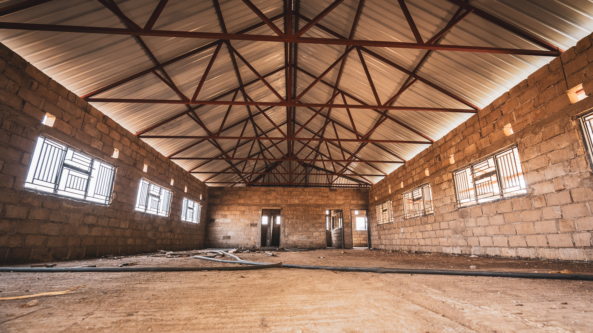 Interior · Roof complete